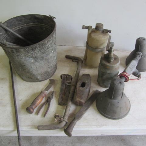 Galvanized Pail, Hand Tools