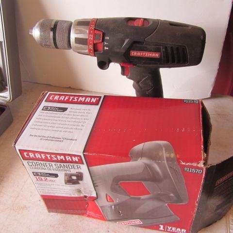 Craftsman Corner Sander & Drill