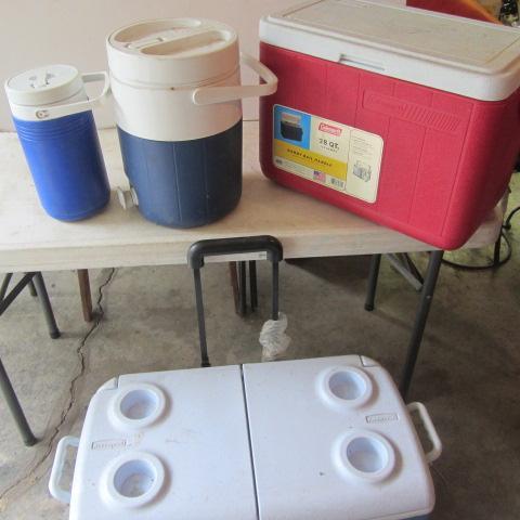 Coolers, Coleman, Rubbermaid