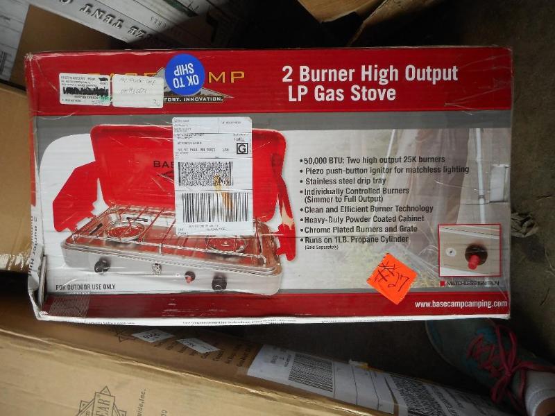 BaseCamp High Output 2-burner Camp Stove