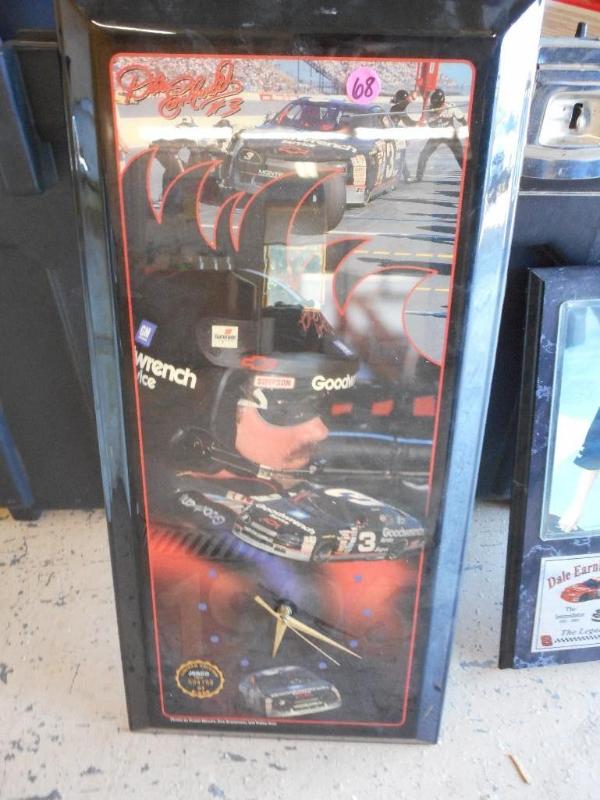 Nascar Clock  Plaque