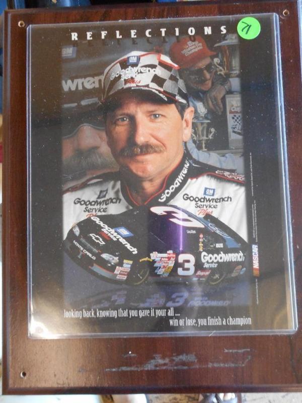 Nascar Plaque