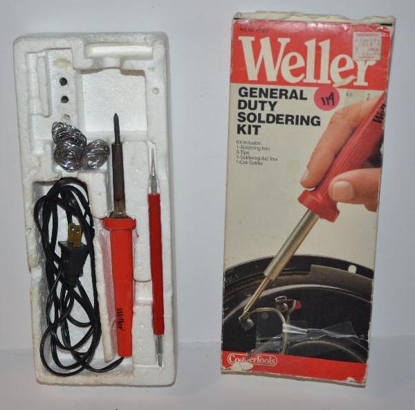 lot 119 image: Weller General Duty Soldering kit...