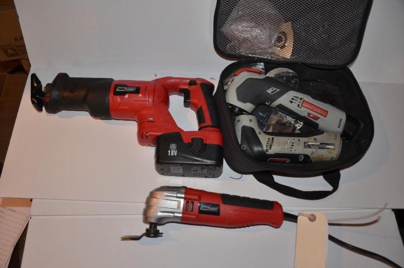 lot 92 image: Tool shop reciprocating saw 18v ToolShop scra...
