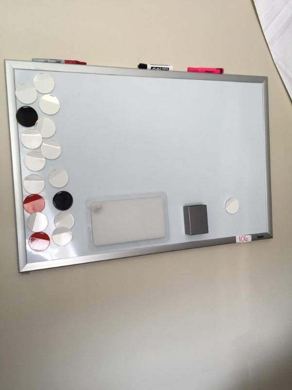 lot 106 image: The Board Dudes whiteboard 36x24...