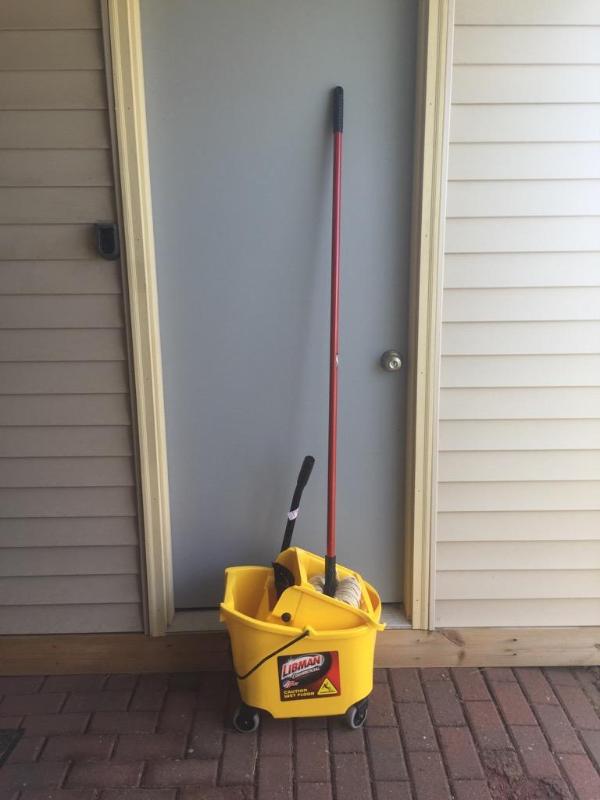 lot 131 image: Libman Commercial mop and pail...