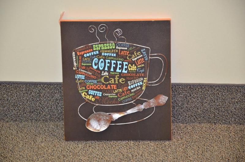 lot 139 image: Coffee wall art decor...