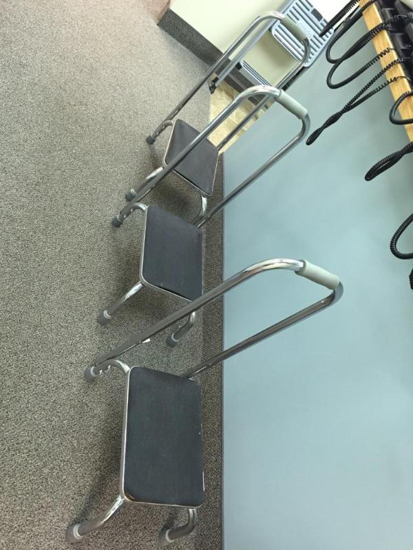 lot 146 image: 3 medical step up stool 33x 11x8 ...