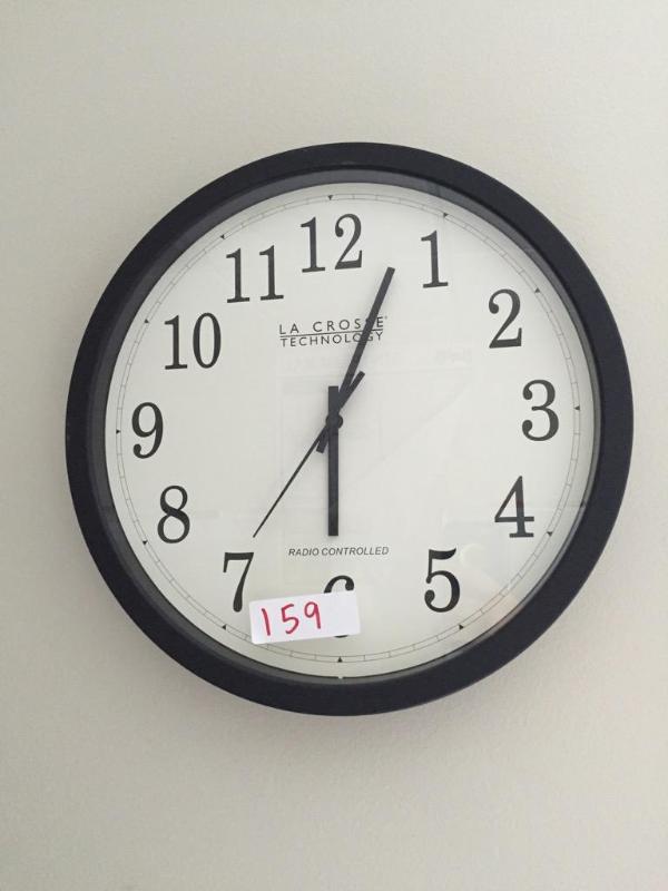 lot 159 image: La Crosse Technology Radio Controlled Clock....