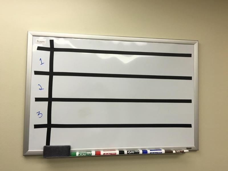 lot 168 image: Dry race board with eraser and markers size i...