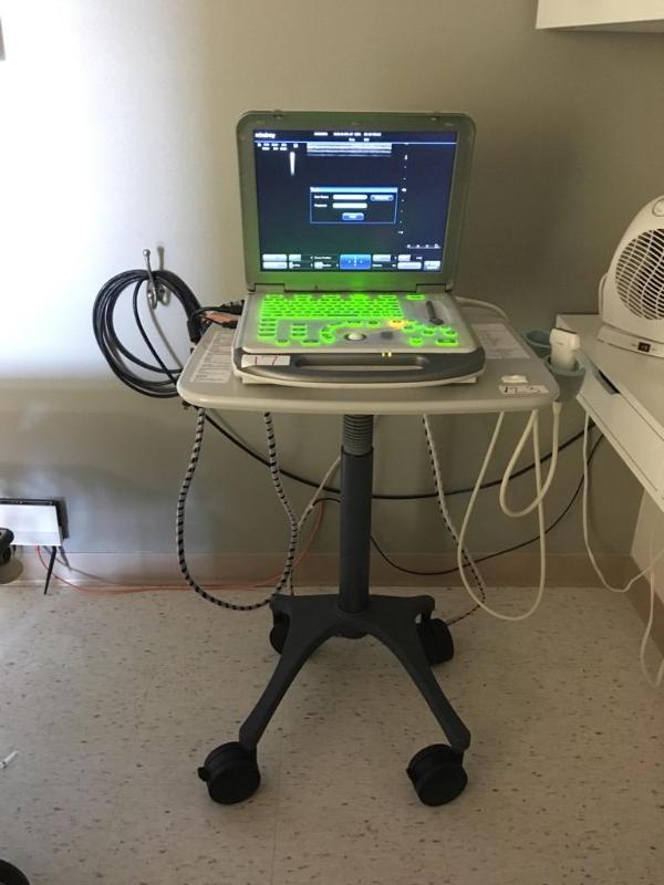 lot 17 image: MindRay M5 Ultrasound machine and Model 7L4S ...