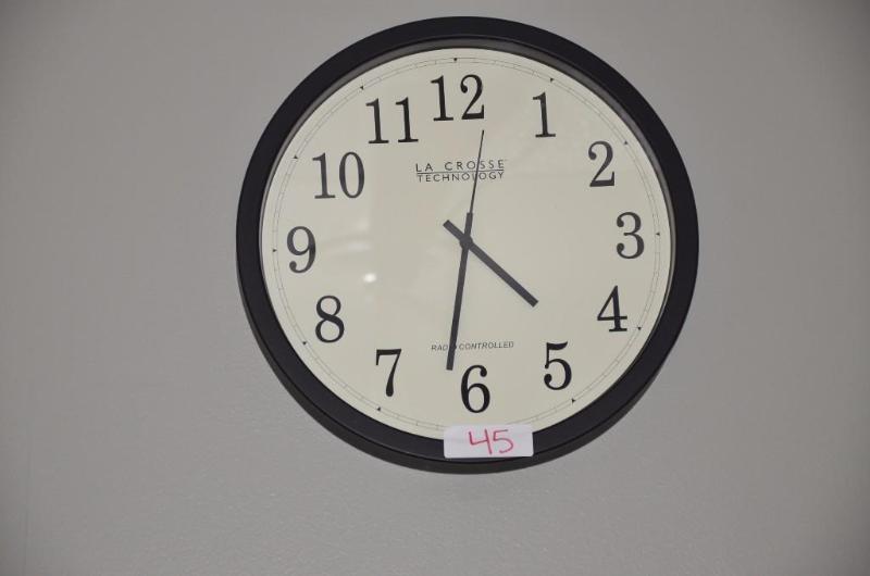 lot 45 image: La Crosse Technology Radio Controlled clock a...