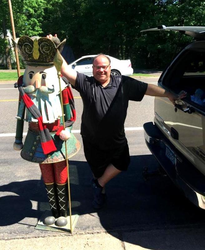 lot 45A image: 6 tall Metal Nutcracker. These dont come al...