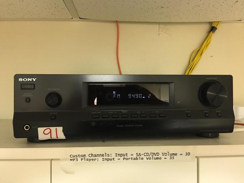 lot 91 image: Sony FM StereoFM-AM Receiver STR-DH130...