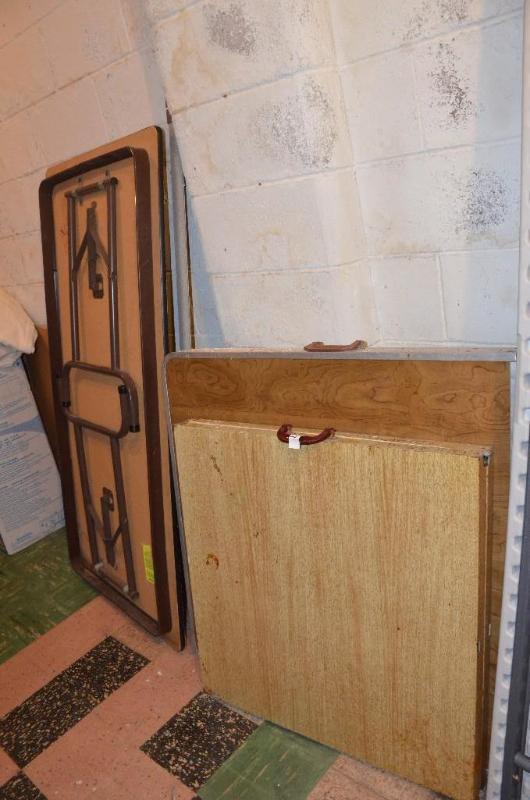 lot 107 image: Lot of 5 Folding Tables 60x3130x6072x36...
