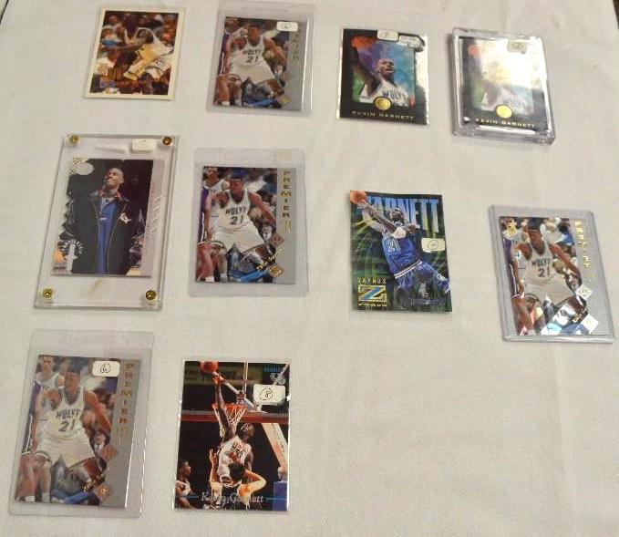 lot 134 image: Group of basketball trading cards Premier Pr...