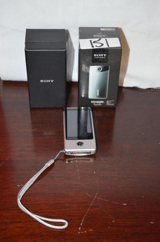 lot 151 image: Sony Silver Mobile HP Snap Camera- Model MHS-...