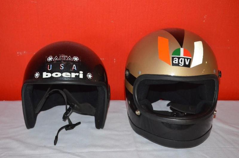 lot 200 image: 2 Sports Helmets-one says Alta USA Boeri ...