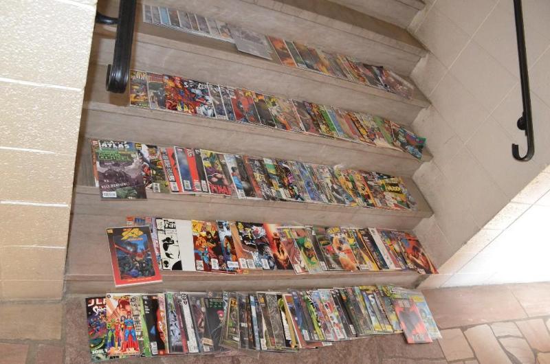 lot 39 image: Large lot of Marvel and D.C. comics including...