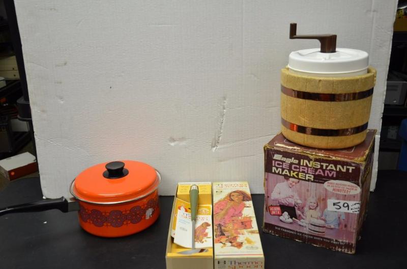 lot 59 image: Eagle instant ice cream maker  thermo spoon ...