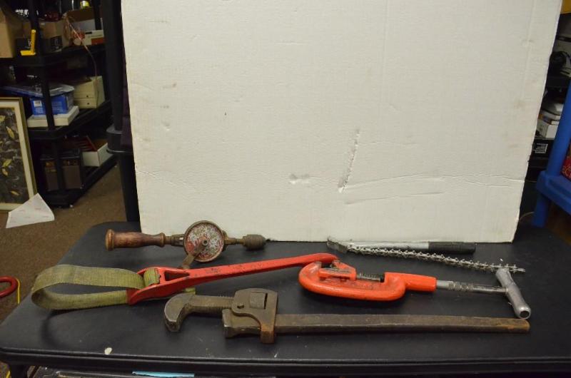 lot 62 image: Misc. Plumbing Tools including&nbspRidgid P...