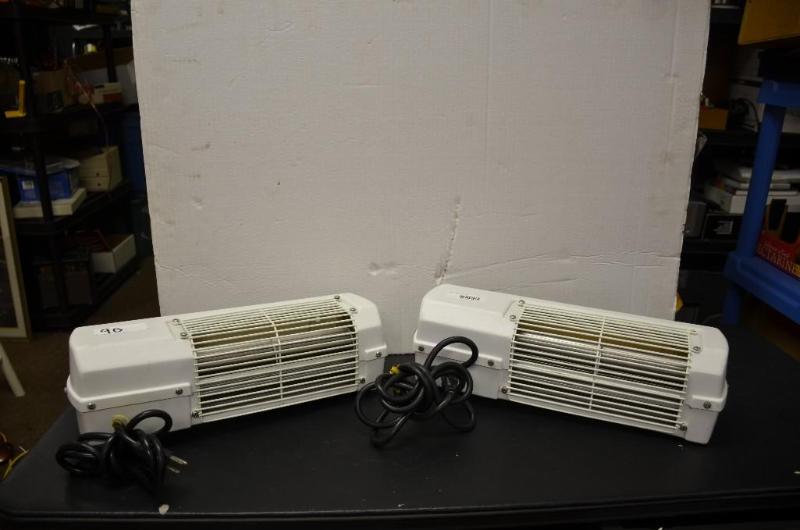 lot 90 image: Commercial high Speed fans. Great for pushing...