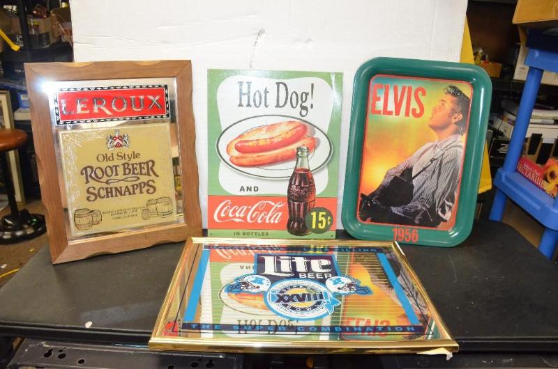 lot 92 image: Lot of Antique Advertising signs & memora...