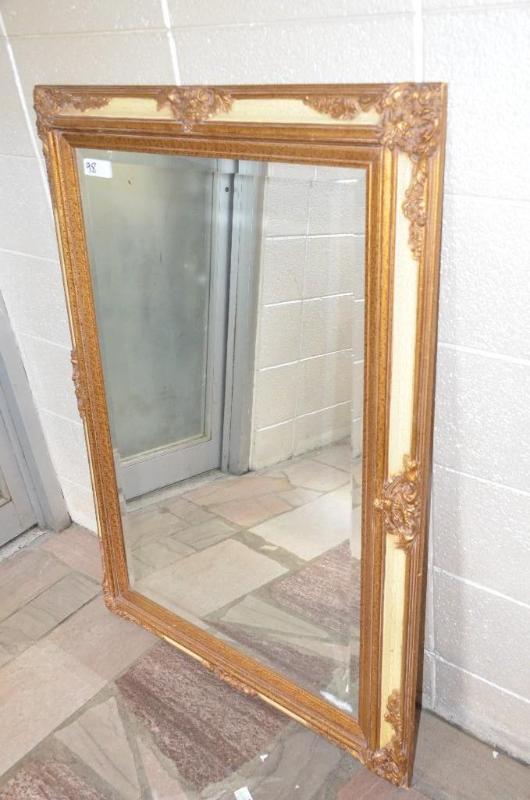 lot 98 image: Decorative mirror. 31&quotx44"....
