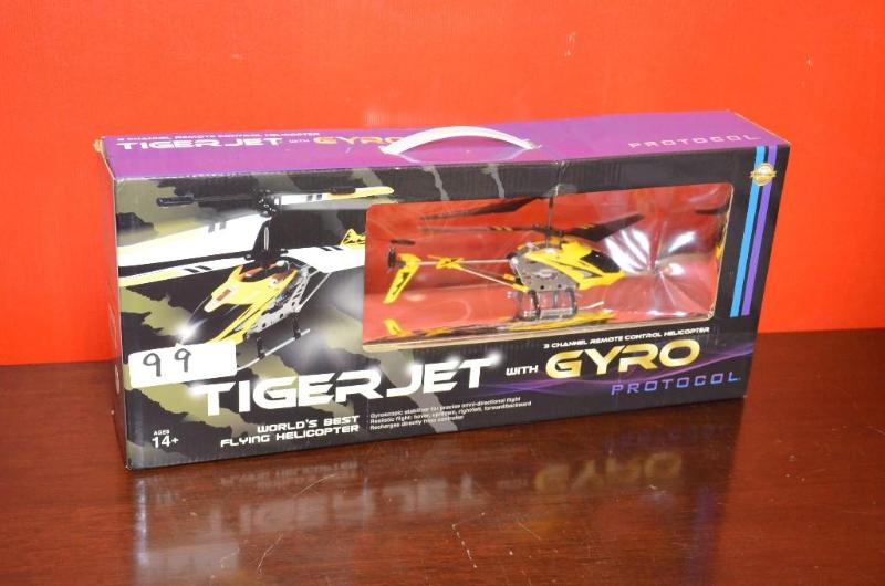 lot 99 image: 3 channel remote control helicopter TigerJet ...
