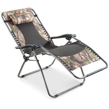 Guide Gear Camo Zero Gravity Chair, 500 lb Capacity