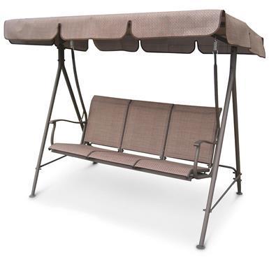 Porch Swing, 3 Person, Canopy