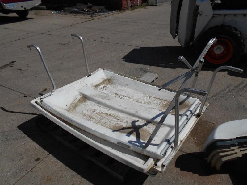 lot 11 image: Choice of 1 Golf Cart Canopy  Roof On The Pallet. Possibly EZ-GO or Club Car.