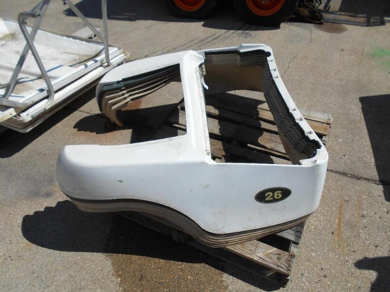 lot 12 image: Choice of 1 Golf Cart Rear Cover  Cowl On The Pallet. Possibly EZ-GO or Club Car.