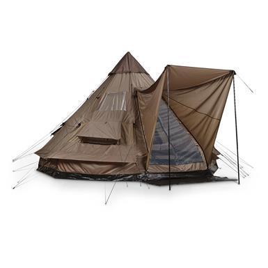 lot 39 image: Guide Gear Elite Teepee Tent, 12 x 12