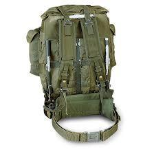 lot 47 image: U.S. Military Surplus Large ALICE Pack with Frame, Used