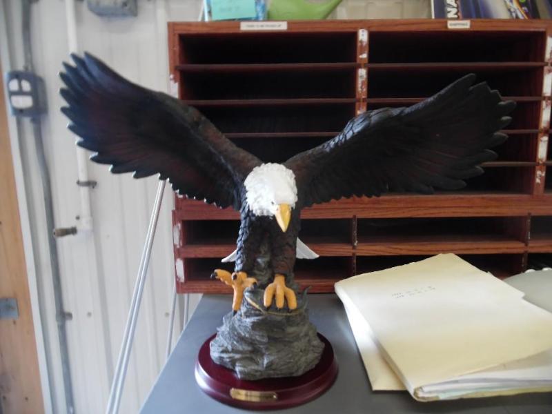 Porcelin Eagle Statue