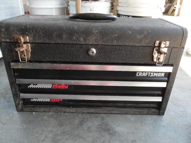 Craftsman tool box and tools