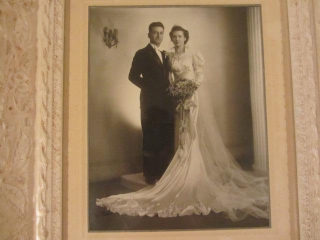 1939 Wedding Dress & Photo