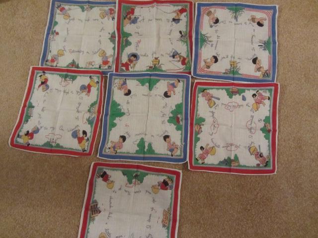 Vintage Childrens Hankies