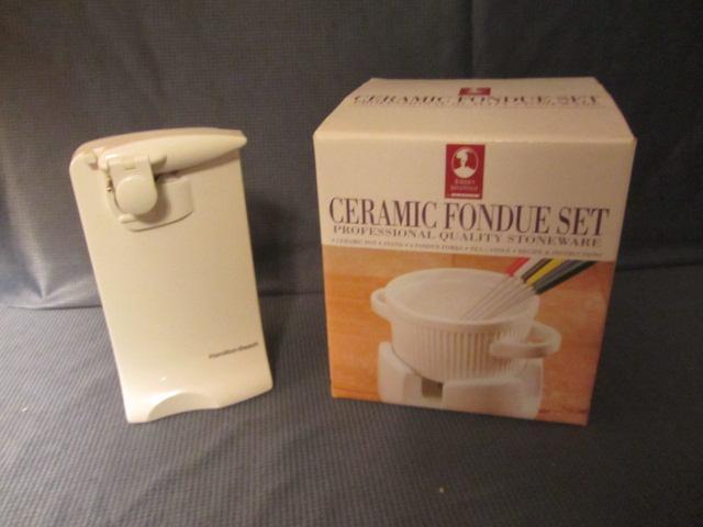 Fondue Set, Can Opener