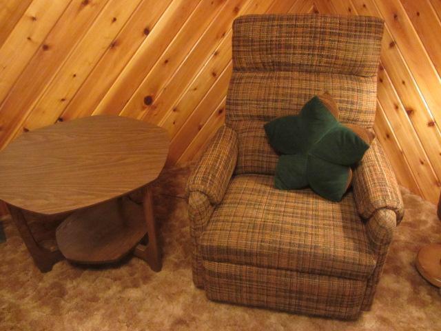 Recliner & Lamp Table