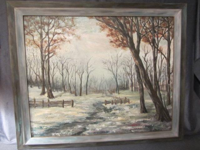 Framed Winter Scene