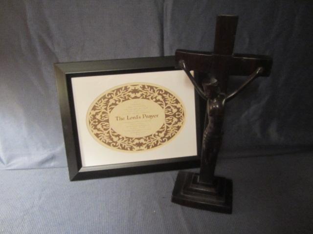 Carved Crucifix, Lords Prayer