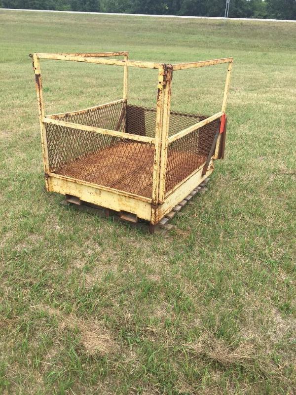 Man basket for skid steer