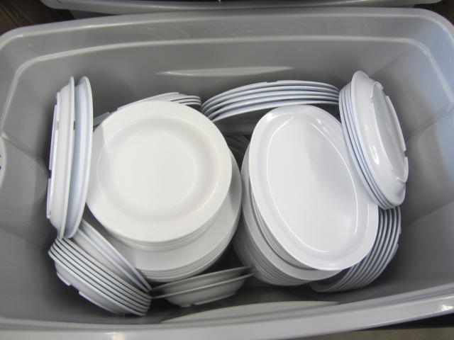 lot 73 image: Melamine Restaurant Plates & Bowls