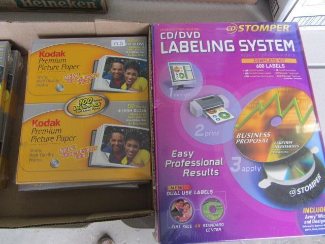 lot 76 image: Labeling Software, Photo Paper