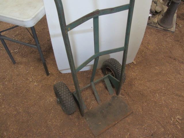 lot 132 image: Two Wheel Tank Cart
