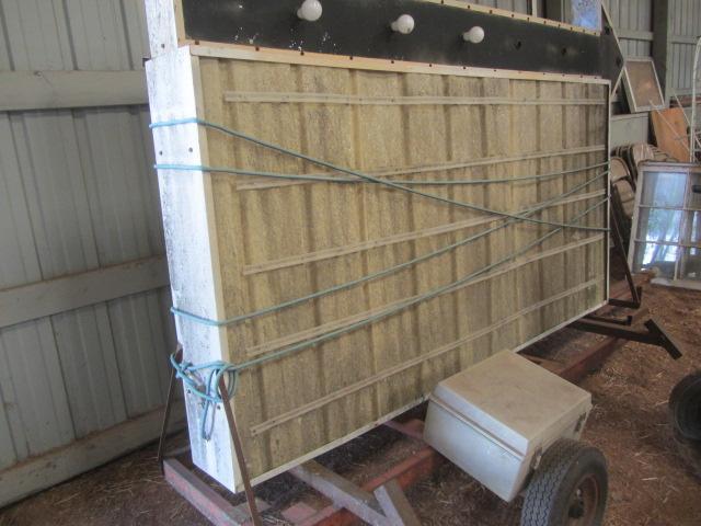 lot 135 image: Lighted Reader Board Sign Trailer