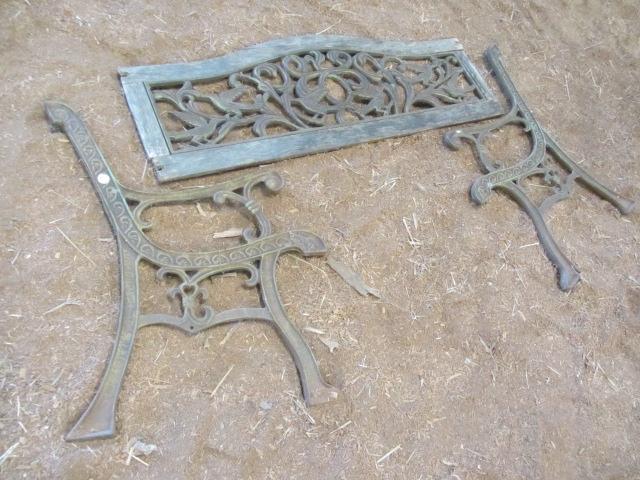 lot 139 image: Lawn Bench Components
