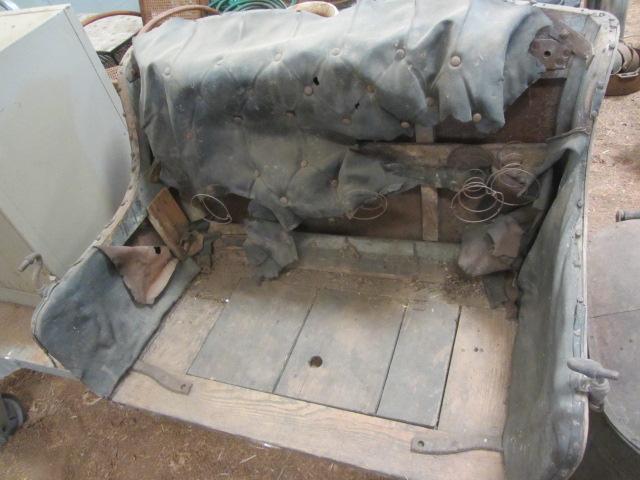 lot 155 image: Antique Carriage Seat
